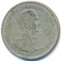 1930. 5P Ag "Horthy jobbra" T:3 Adamo P8