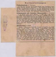 Ausztria / Bécs 1944. Élelmiszerjegy T:III
Austria / Vienna 1944. "Nährmittelkarte Landesernähr...