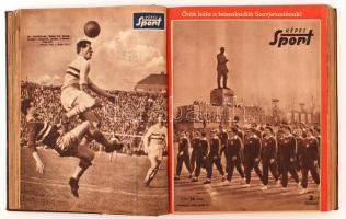 1955 Képes Sport. Az Országos Testnevelési és Sportbizottság Hetilapja. 1. szám 2. évfolyam. -2 évfo...