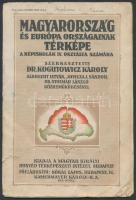 Magyarország és Európa országainak térképe, a népiskolák IV. osztálya számára. Szerk.: Kogutowicz Károly. Bp., Magyar Királyi Honvéd Térképészeti Intézet, 1:1800000, szakadásokkal