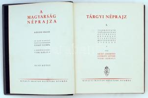 Viski  Károly (szerk.): A magyarság néprajza. I-III. kötet. Tárgyi néprajz I-II. Írta: Bátky Zsigmon...