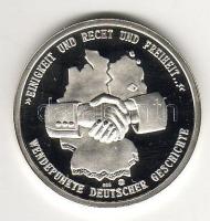 1989. "1990-Szabad választások/német" Ag 8,5g tanúsítvánnyal T:PP