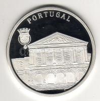"Europa-Portugal" Ag 20g emklékérem tanúsítvánnyal T:PP