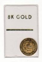 Kína (8K-os) Au minipénz, eredeti vákumcsomagolásban T:PP