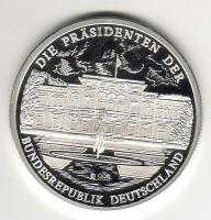 Németország 1984. "Karl Carstens-szövetségi államfő" Ag 20g, tanúsítvánnyal T:PP