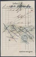 cca 1860-1880 Pest, Gebrüder Mellinger Fabrik von Zündwaaren, Kerzen, Wasch und Toilettseife, Parfüm...