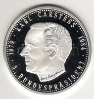 Németország 1984. "Karl Carstens-szövetségi államfő" Ag 20g, tanúsítvánnyal T:PP