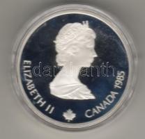 Kanada 1985. 20$ Ag "Calgary-olimpia 1988" T:PP
