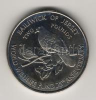 Nagy-Britannia/Jersey 1987. 2Pounds "25 éves WWF" T:BU