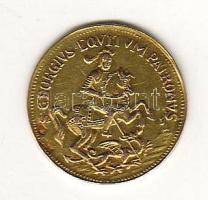 19.sz. első fele "Szent György" emlékérem Ag aranyozva 2,46g T:2- perem kissé lecsiszolva