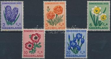 1952 Virág sor Mi 607-611 (2c rozsda foltos)