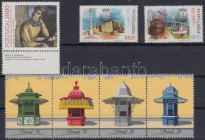 1982-1985 1 set, 1 stripe of 4, 1 margin stamp, 1982-1985 1 sor, 1 négyescsík, 1 ívszéli bélyeg