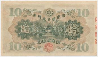 Japán 1930. 10Y T:II-
Japan 1930. 10 Yen C:VF
Krause 40