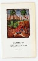 Flamand kalendárium - Bp., 1983. Helikon kiadó, Ezütözött fémrátétes bársonyborítással, Soltész Zolt...