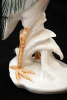 Ens darumadár, kézzel festett, hibátlan, jelzett, m: 24 cm /
Ens Germany common crane, handpainted, ...