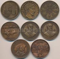 10db MÉE emlékérem, közte Kiss Nagy András (1930-1997) 1992. "A magyar nemzetért / Királyaink s...