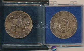 10db MÉE emlékérem, közte Kiss Nagy András (1930-1997) 1992. "A magyar nemzetért / Királyaink s...