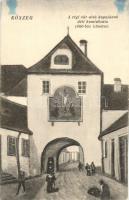 Kőszeg, A régi vár alsó kapujának déli homlokzata, Róth Jenő kiadása