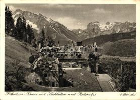Berghof, Hitlerhaus, Ruine mit Hochkalter und Reiteralpe; O. Beer phot. / Hitlers house