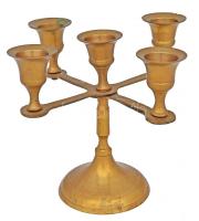 5 ágú, réz gyertyatartó / Candle holder 14 cm