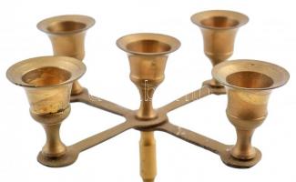 5 ágú, réz gyertyatartó / Candle holder 14 cm