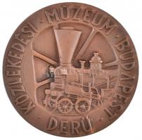 DN "Közlekedési Múzeum Budapest - Derű" Br plakett (71mm) T:1-,2