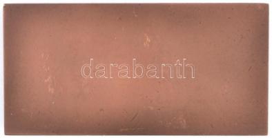 Pándi Kiss János (1905-1981) DN "Parlament" Br plakett (50x100mm) T:1-,2