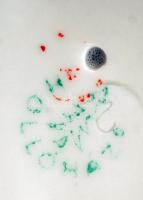 Hollóházi mókus, kézzel festett, jelzett, apró kopás nyomokkal, m:13 cm / Hollóháza chinaware squirr...