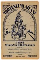1931 Magyar Földrajzi Intézet: Történelmi atlasz. Szép állapotban 28p.