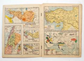 Barthos-Kurucz: Egyetemes történelmi atlasz. Bp., 1935, Magyar Királyi Állami Térképészet. Sok színe...