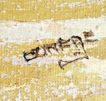 Czinege Zsolt (1967- ): Virágcserép csendélet, olaj, vászon, jelzett, fa keretben, 54×74 cm