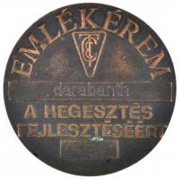 Koleszár Aranka (1946-) 1983. "Zorkóczy Béla 1898-1975 / Emlékérem a hegesztés fejlesztéséért&q...
