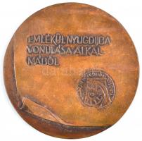 DN "Gagarin Hőerőmű Vállalat Visonta / Emlékül nyugdíjba vonulása alkalmából" Br plakett (...