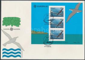 1986 Europa CEPT, Természet- és környezetvédelem blokk Mi 7 FDC-n