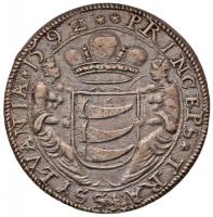 Erdélyi Fejedelemség 1592. Tallér Ag "Báthory Zsigmond" Nagybánya (28,64g) T:2,2- ph.
Prin...