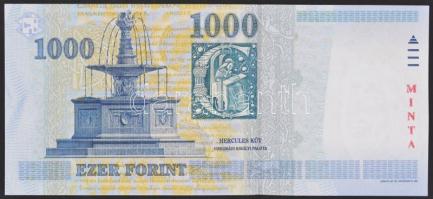 2000. 1000Ft "MINTA / MILLENIUM" felülnyomással, "DA 0000211" sorozat- és sorszá...