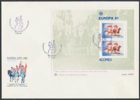 Europa CEPT, Folklór blokk FDC-n, Europa CEPT, Folklore block on FDC