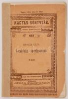 Kenedi Géza: Feminista tanulmányok. Magyar Könyvtár. Szerkeszti Radó Antal. Budapest, é.n., Lampel. Kiadói papír kötésben.