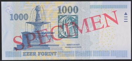 2011. 1000Ft "MINTA / SPECIMEN" felülnyomással, "DA 0000072" sorozat- és sorszám...