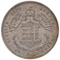 1868GYF 1Ft Ag "Ferenc József / Angyalos címer" Gyulafehérvár T:2
Hungary 1868GYF 1 Forint...