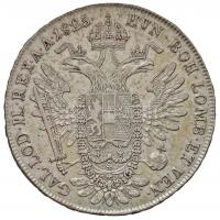 1825B Tallér Ag "I. Ferenc" Körmöcbánya (28.02g) T:2 patina
Hungary 1825B Thaler Ag "...