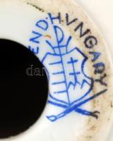 Herendi Viktória mintás porcelán lámpatest, kézzel festett, hibátlan, jelzett, m: 10 cm