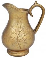 Antik, tömör bronz kancsó / Solid bronze jug 16 cm