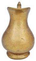 Antik, tömör bronz kancsó / Solid bronze jug 16 cm