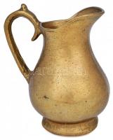 Antik, tömör bronz kancsó / Solid bronze jug 16 cm