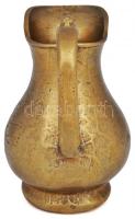 Antik, tömör bronz kancsó / Solid bronze jug 16 cm