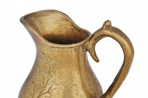 Antik, tömör bronz kancsó / Solid bronze jug 16 cm