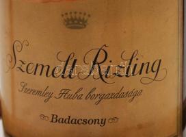 2003, Szeremley Huba Szemelt Rizling, Badacsony, 0,7l, fa tárolóban dugóhúzóval
