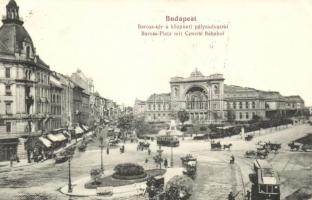 Budapest VII. Keleti Pályaudvar, Baross tér, villamos (EK)