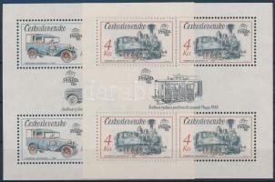PRAGA bélyegkiállítás blokksor, PRAGA stamp exhibition block set
